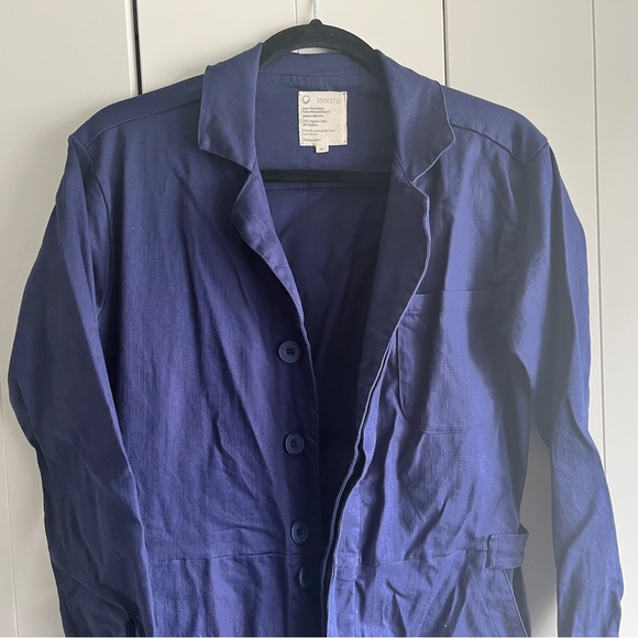 Organic Cotton Stretch Boiler Suit Jumpsuit Coveralls - Picture 4 of 10